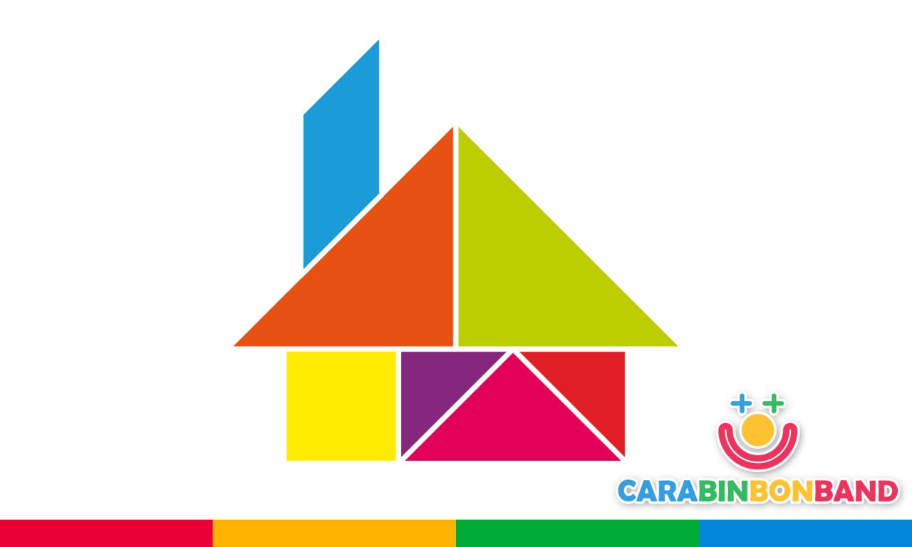 Puzzles – Tangram easy figures for children – tangram figure house – CARA  BIN BON BAND