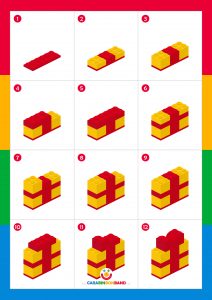 Tutorial LEGO: paquete de regalo de navidad