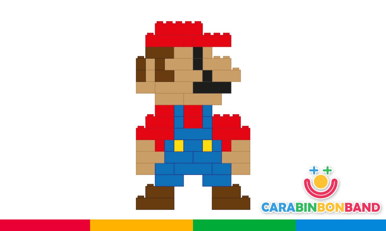 LEGO fácil para niños: cómo hacer a Mario Bros – CARA BIN BON BAND