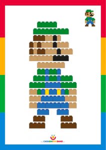 LEGO Tutorial: how to make Luigi Bros