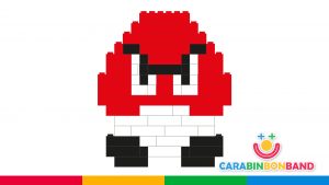 Easy LEGO for kids: how to make Goomba, the enemy of Super Mario Bros