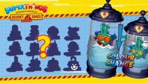 SUPERTHINGS SECRET SPIES - ALL CHARACTERS THAT CHANGE COLOR IN WATER