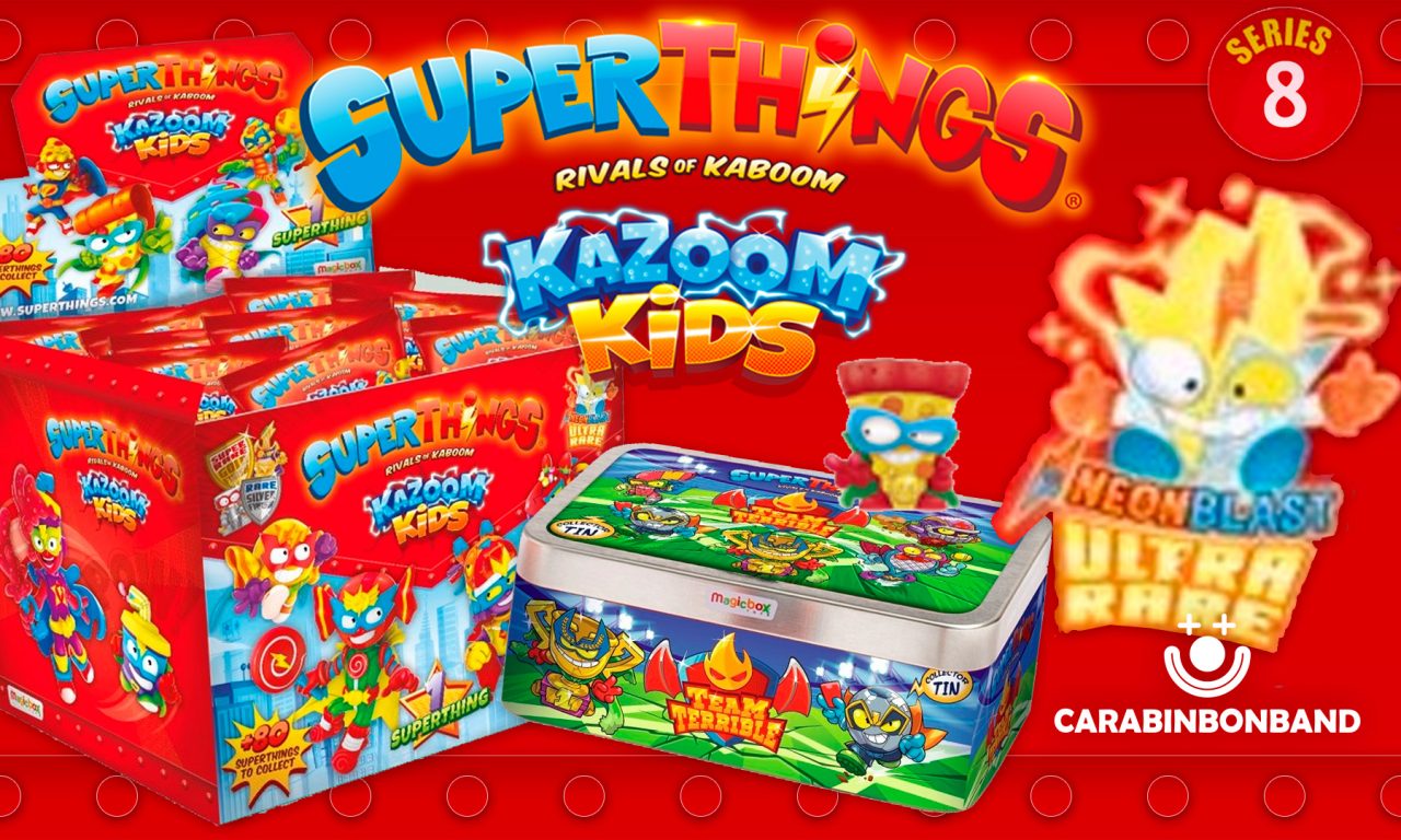 SuperThings SuperZings Series 8 KAZOOM KIDS Series Kaboom Rivals RARE SUPERTHING