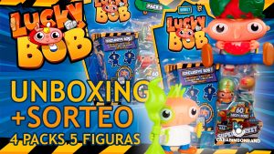 LUCKY BOB - UNBOXING Y SORTEO PACKS 5 FIGURAS SERIES 1