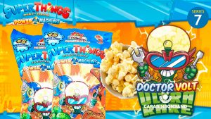 POPCORN AND STICKERS SUPERTHINGS SERIES 7 POWER MACHINES