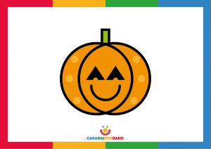 Children´s picture: Halloween pumpkin