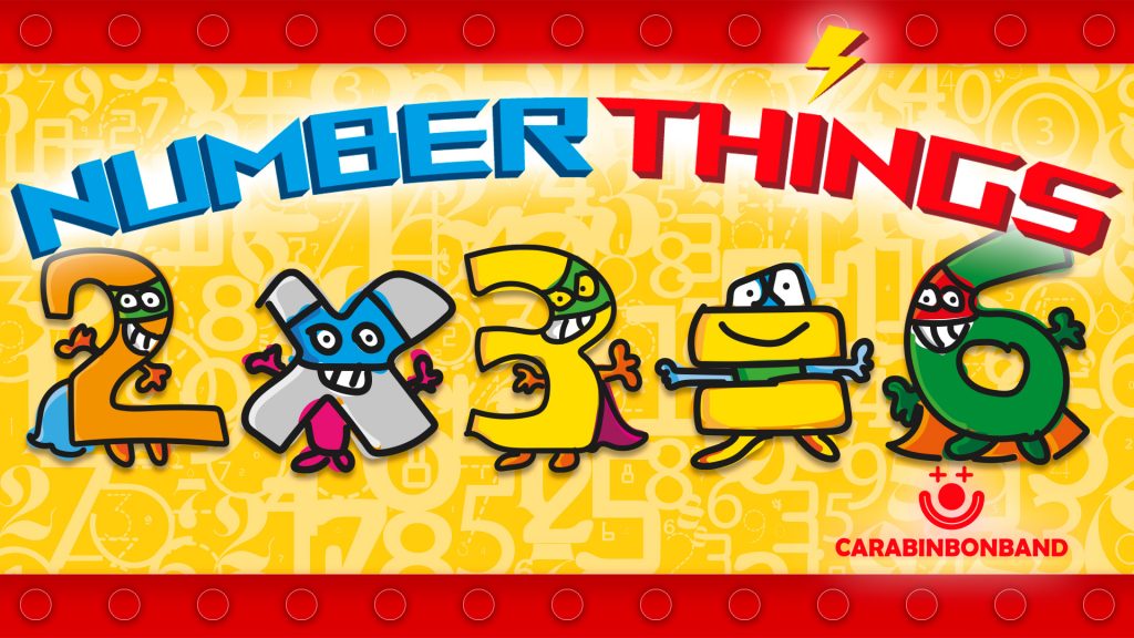 SUPERTHINGS real numbers Vs drawings – number lore – CARA BIN BON BAND