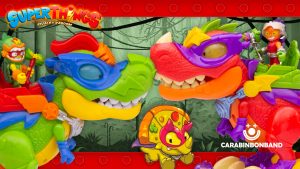 Superthings dinosaur toys - H-REX, V-REX and DINO DESTROYERS tin
